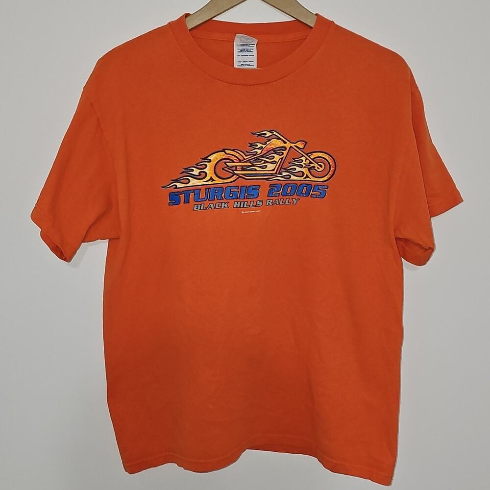 Delta Y2K Sturgis 2005 Sturgis Motorcycle Rally T-Shirt Mens M H-D Bikercore